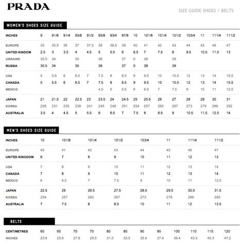 prada shirt size chart|prada dress size chart.